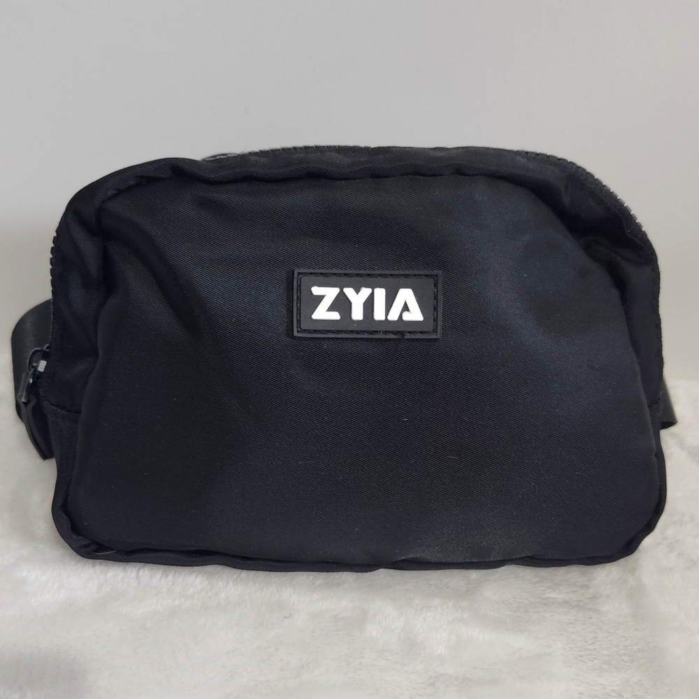 Zyia Black Everyday Belt Bag Fanny Pack Shoulder Crossbody Bag Purse